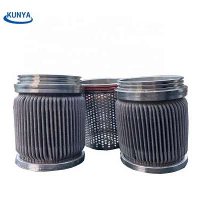 304 316 5um 10um metal fiber leaf filter sintered media